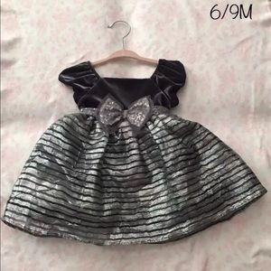 Silver and grey Baby dress